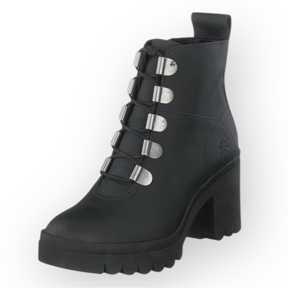 Fly London Shoes - Fly London Black Tapa Ankle Boots 38